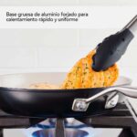 Set de Ollas y Sartenes KitchenAid de ceramica 8 Piezas (13175) - Negro - Imagen 5