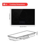 LG Cooktop Eléctrica 30 Controles SmoothTouch con UltraHeat CBEW3013BE