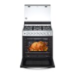 LG Estufa a Gas 5.2p³ de 6 Quemadores Puerta de Doble Capa tipo Espejo LRGZ5255S