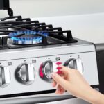 LG Estufa a Gas 5.2p³ de 6 Quemadores Puerta de Doble Capa tipo Espejo LRGZ5255S