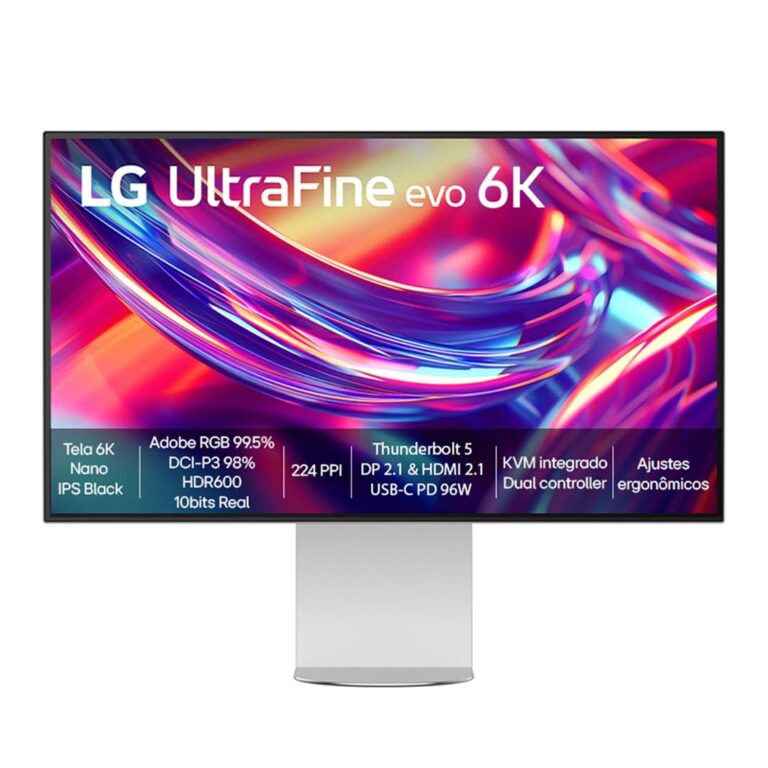 LG LG UltraFine™evo 32" Nano IPS Black 6K with Thunderbolt (32U990A-S).
