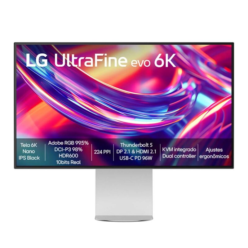 LG LG UltraFine™evo 32" Nano IPS Black 6K with Thunderbolt (32U990A-S).
