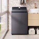 LG Lavadora Carga Superior WT23PBTX6A con Perilla + Panel LED táctil 23kg, Negro Platino