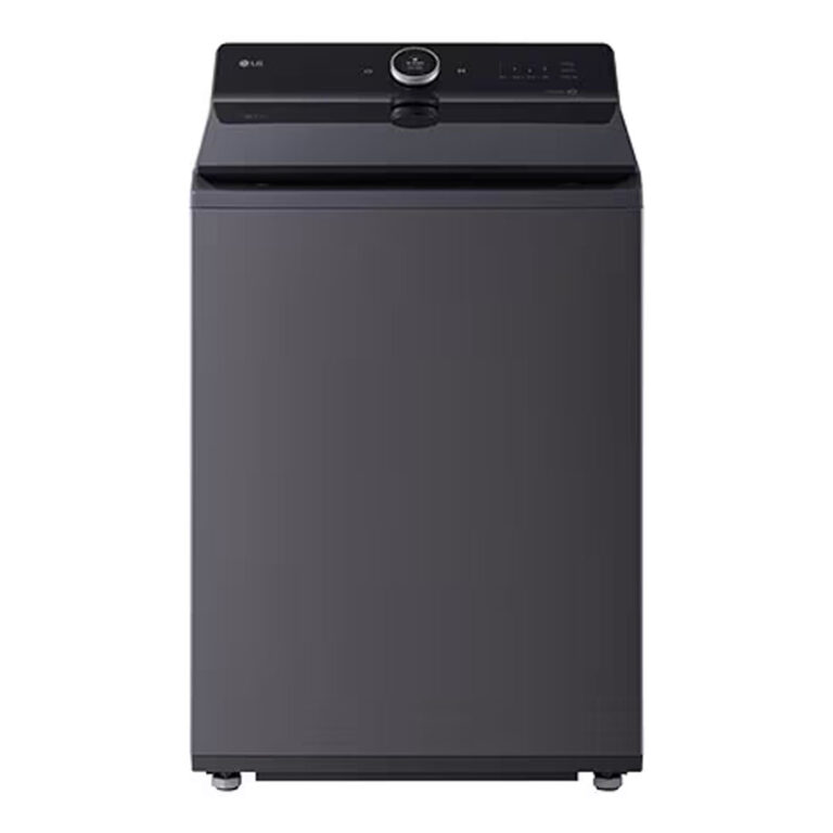 LG Lavadora Carga Superior WT23PBTX6A con Perilla + Panel LED táctil 23kg, Negro Platino