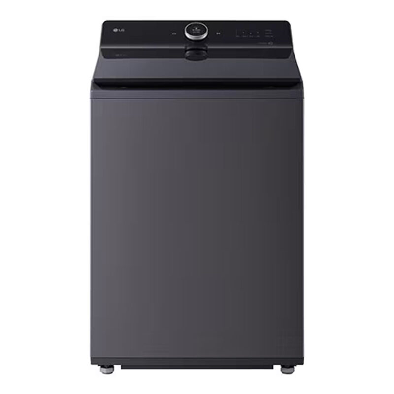LG Lavadora Carga Superior WT23PBTX6A con Perilla + Panel LED táctil 23kg, Negro Platino