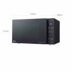 LG Microondas Smart Inverter NeoChef 0.9p³ Con EasyClean Negro MS0936GIS