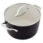 Set de Ollas y Sartenes KitchenAid de ceramica 10 Piezas (84837) Negro Mate - Imagen 2