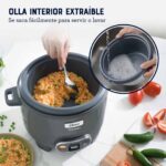 Oster Arrocera 3en1 12 Tazas CKSTRC12DFSKE con Función de Sofrito, Vaporera, Recubrimiento Antiadherente DiamondForce.