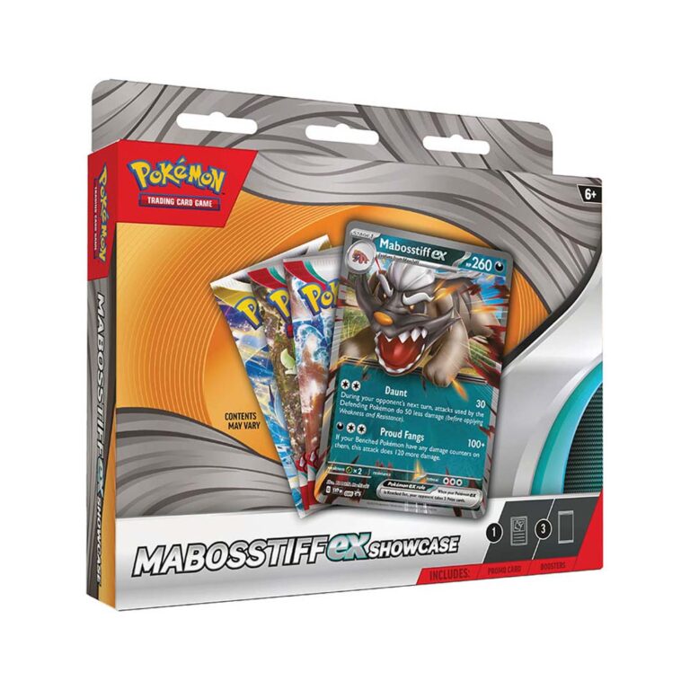 Pokemon Cartas MabosstiffEX, Showcase