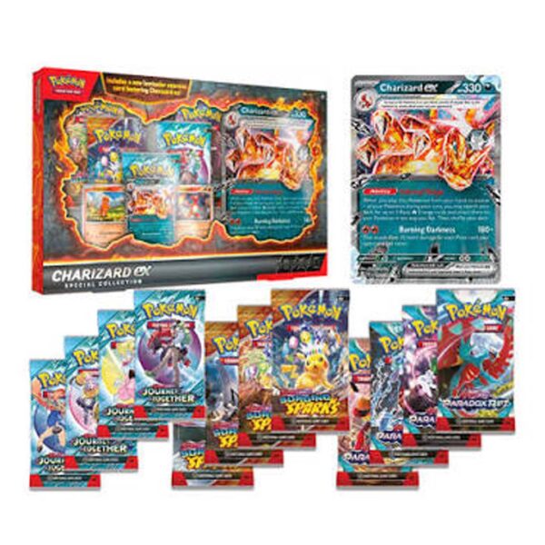 Pokemon Cartas TCG Charizard EX, Special Colleccion
