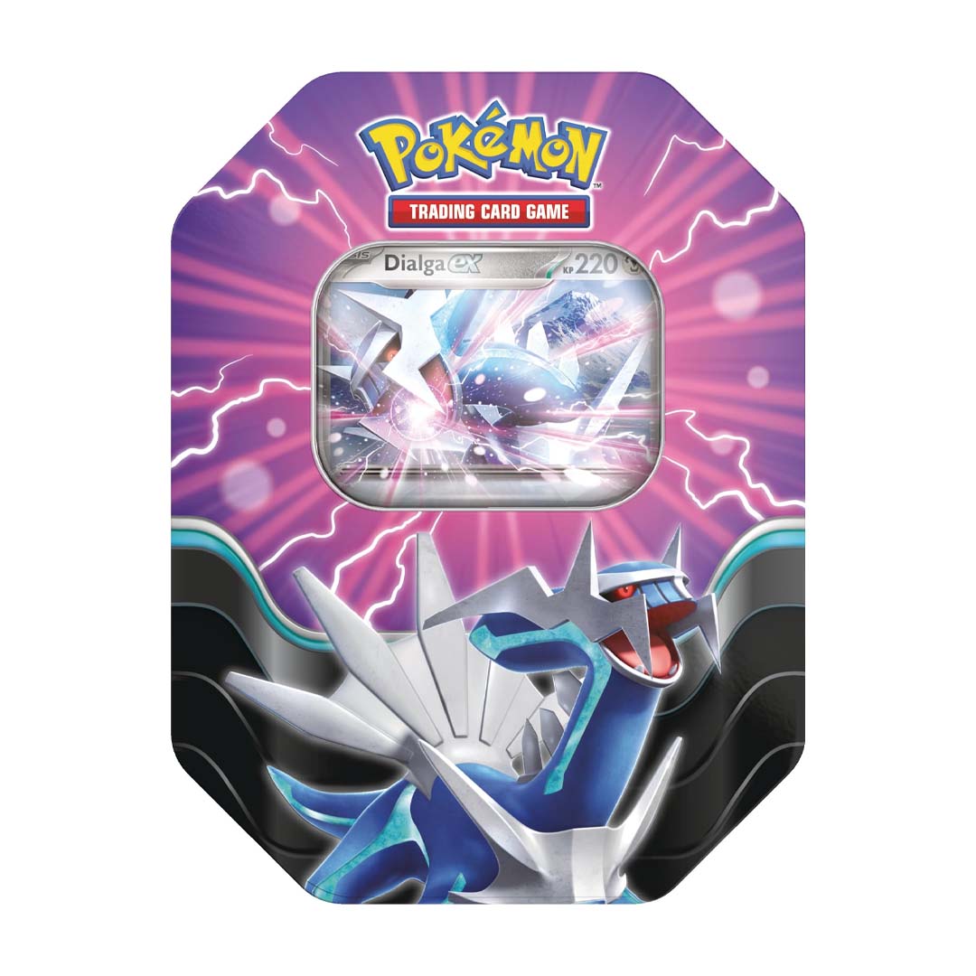 Pokemon Cartas Trading Card Game EX Metal Box. Dialga Pokemon Cartas Trading Card Game EX Metal Box. Dialga