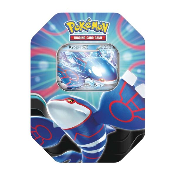Pokemon Cartas Trading Card Game EX Metal Box. Kyogre