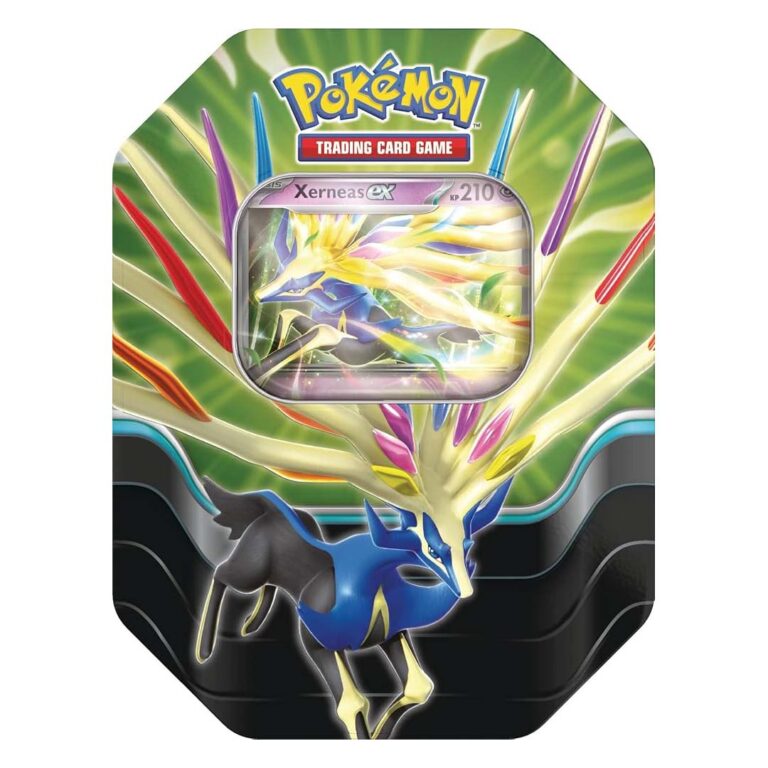 Pokemon Cartas Trading Card Game EX Metal Box. Xerneas