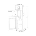 Whirlpool Despachador de agua con garrafón oculto WK0260B